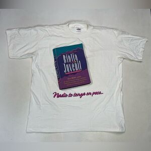 VINTAGE Bible Bilingual Youth Spanish Book T-shirt Men XL 90s Single Stitch
